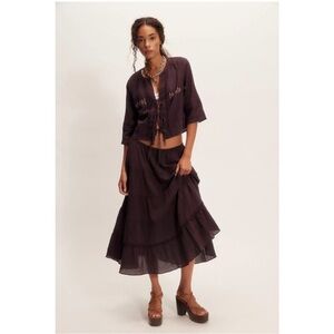 Free People Bright Side Brown Set MSRP$168